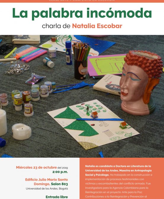 La palabra incómoda | charla de Natalia Escobar