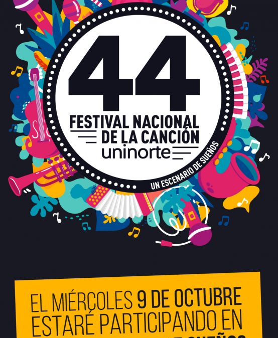 Daniel Bohórquez se presenta en el 44 Festival Nacional de la Canción Uninorte
