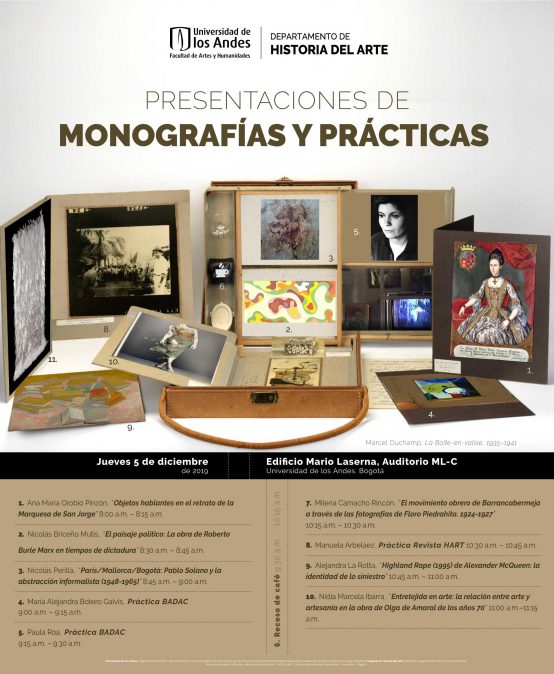 Presentaciones de monografías y prácticas – Historia del Arte