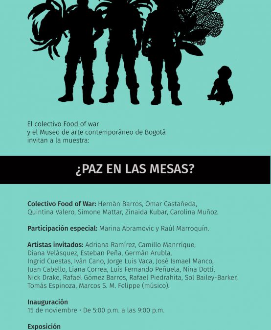 Exposición ¿Paz en las mesas? | Food of war