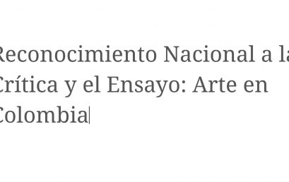 Elkin Rubiano y Jorge Alejandro Llanos son los ganadores del Reconocimiento Nacional a la Crítica y el Ensayo 2019