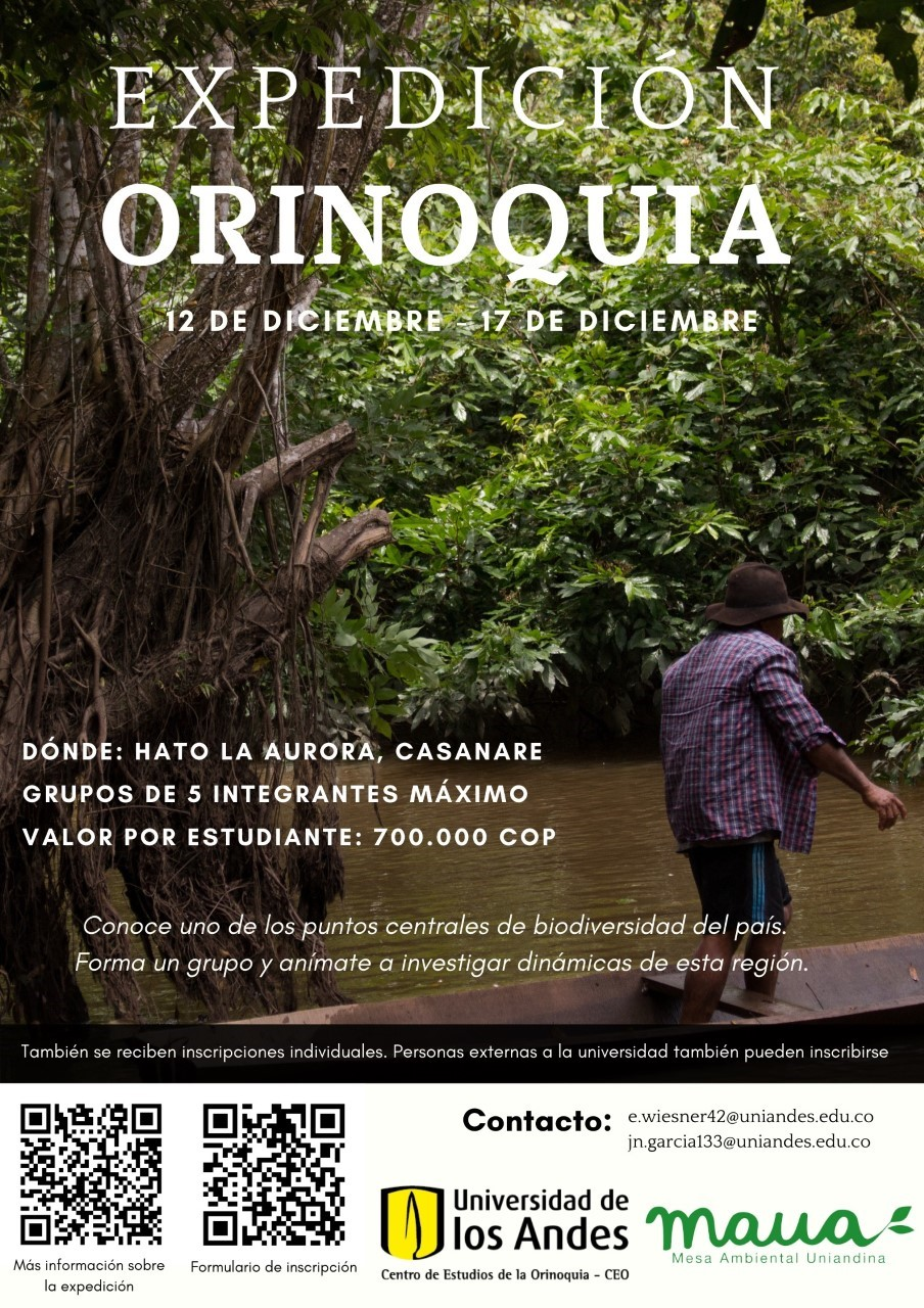 Expedición Orinoquia 12-17 Diciembre.