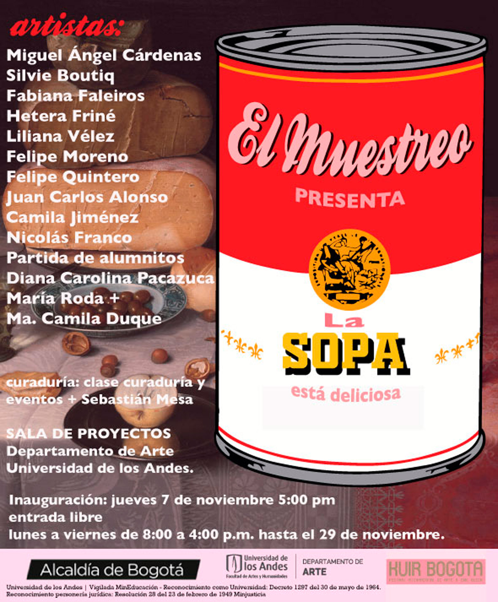 Resultados convocatoria El Muestreo: La sopa está deliciosa