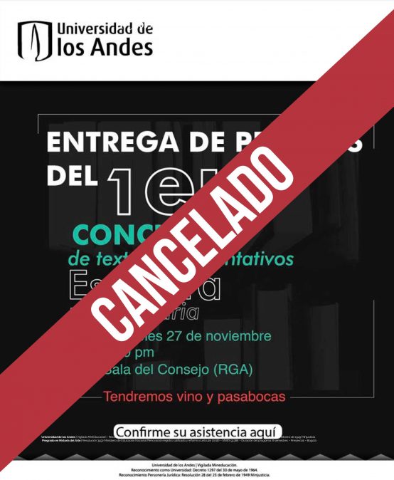 Premiación del concurso de textos argumentativos