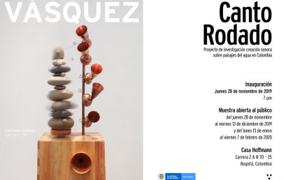 Exposición Canto Rodado de Leonel Vásquez