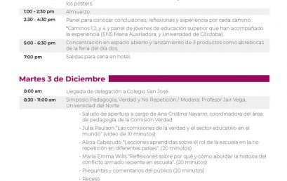 “Reﬂexiones sobre por qué y cómo abordar la historia del conﬂicto armado reciente en escuela”