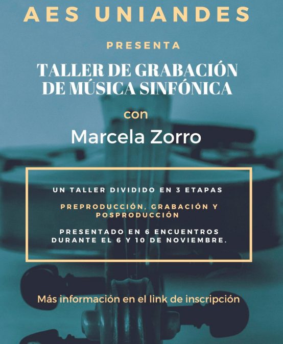 Taller de grabación de música sinfónica