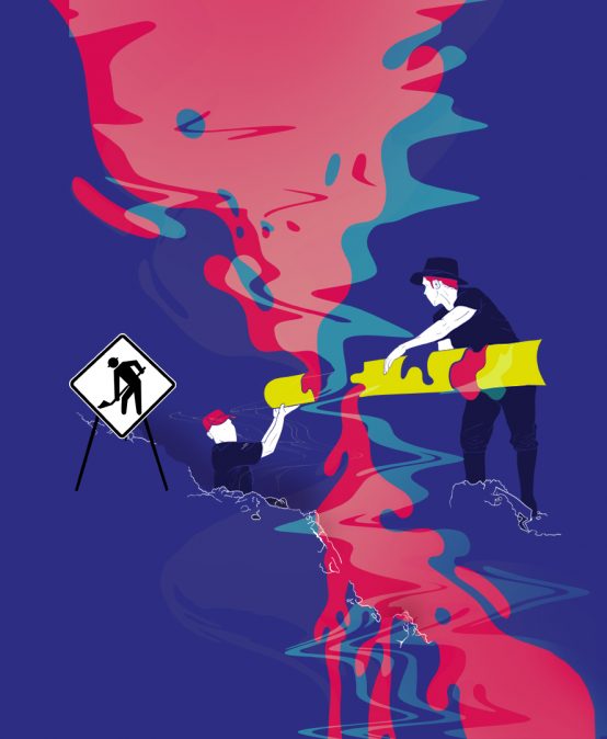 Obra en la vía – Exposición  Proyectos de grado de Arte