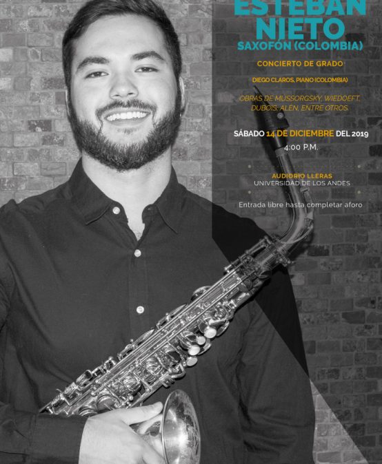 Concierto de grado: Esteban Nieto, saxofón