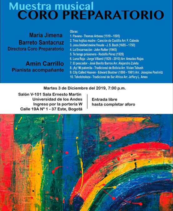 Muestra musical: Coro preparatorio