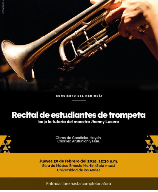Concierto del mediodía: Recital de estudiantes de trompeta