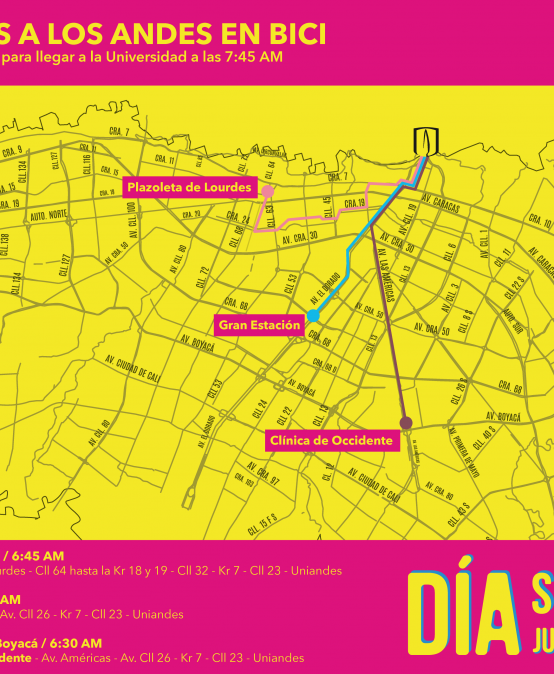 Caravanas a los Andes en Bici en el día sin carro