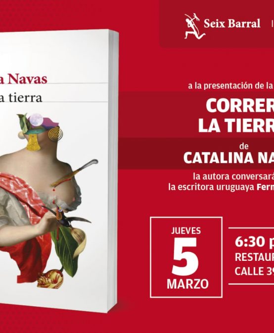 Egresada Catalina Navas presenta su libro Correr la tierra