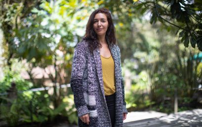 Premios Sor Juana Inés de la Cruz y Bartolomé Hidalgo para la novela Mugre Rosa de nuestra escritora residente Fernanda Trías