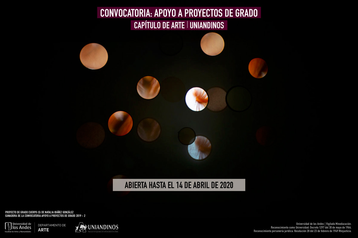 Convocatoria abierta hasta la medianoche del martes 14 de abril de 2020.