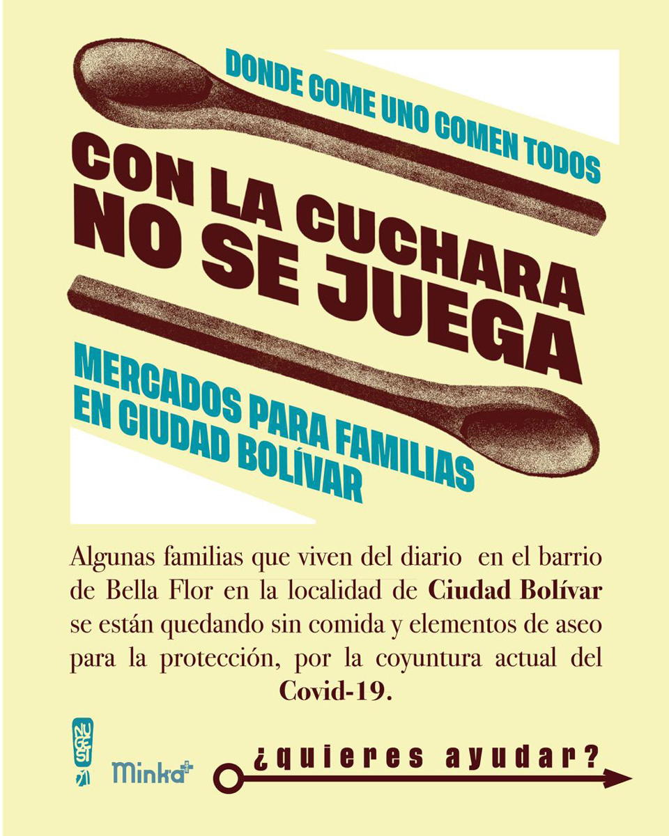Con la cuchara no se juega: mercados para familias de Ciudad Bolivar