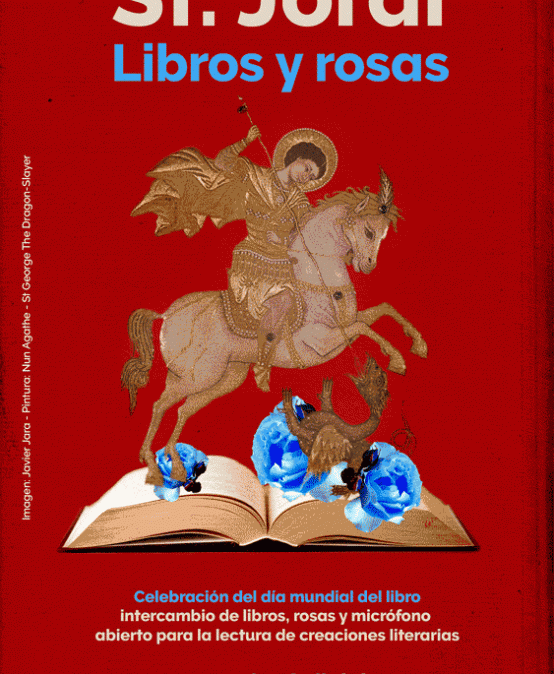 St. Jordi. Libros y rosas