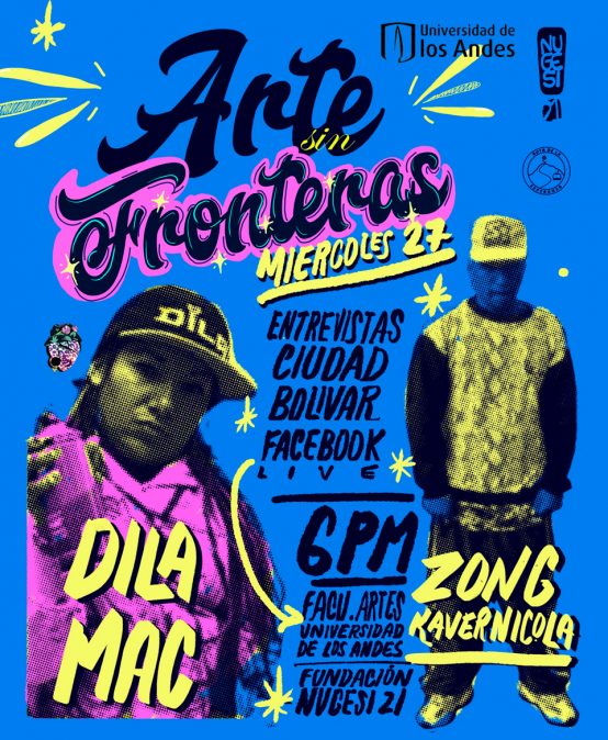 Arte sin Fronteras: transmisión en vivo con Dila Mac y Zong Kavernicola