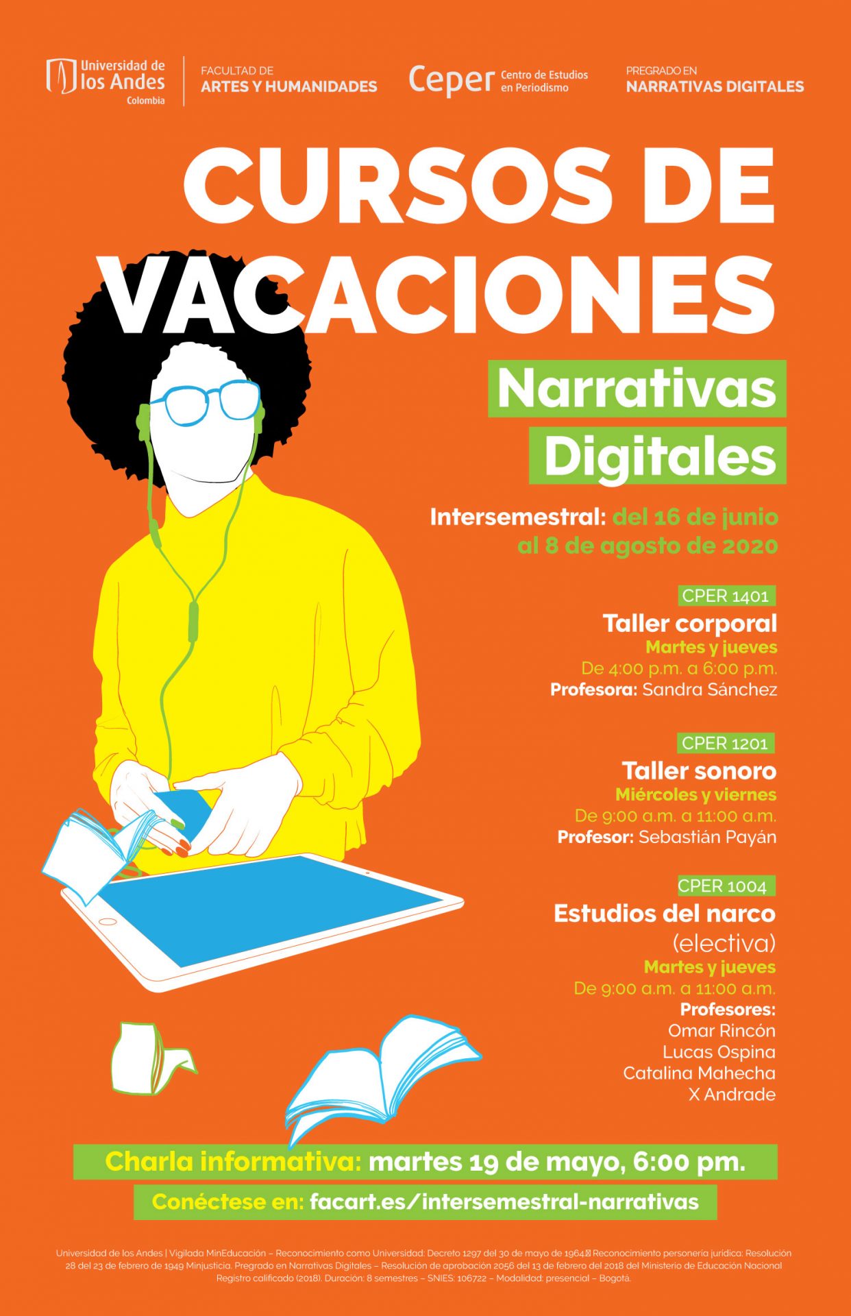 Cursos intersemestrales Narrativas Digitales