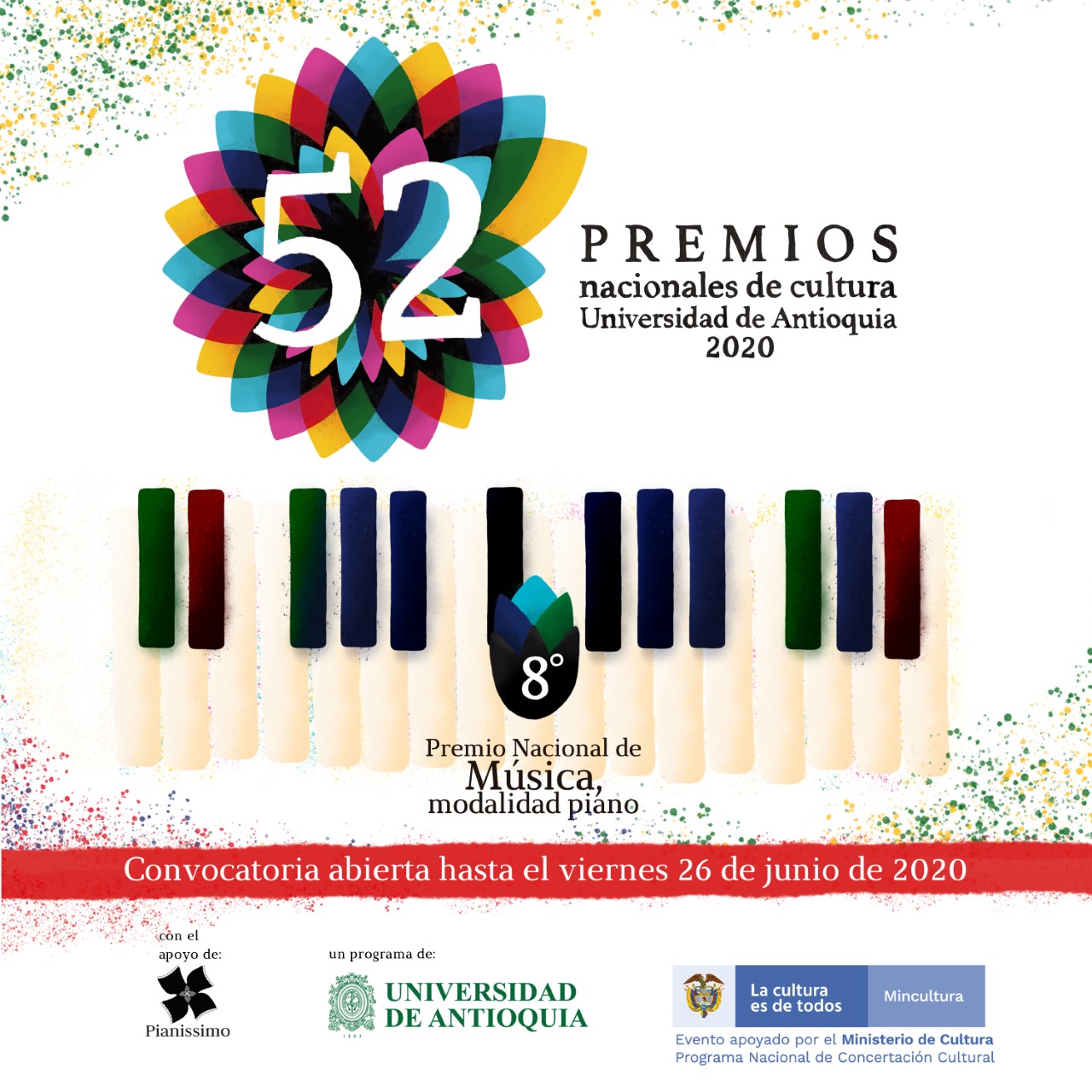 Convocatoria abierta hasta el viernes 26 de junio de 2020.