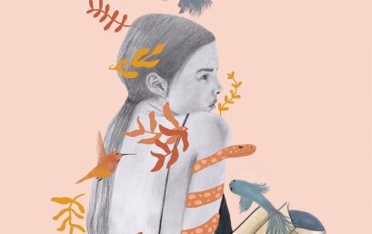 Estefany Cortés, estudiante de Arte, fue la ganadora del concurso de afiche de la Universidad Externado