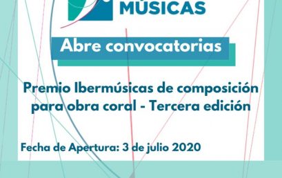III Premio Ibermúsicas de Composición para Obra Coral