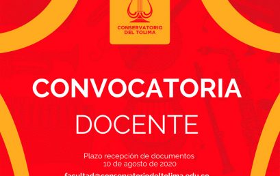 Convocatoria para músicos docentes: Universidad del Tolima