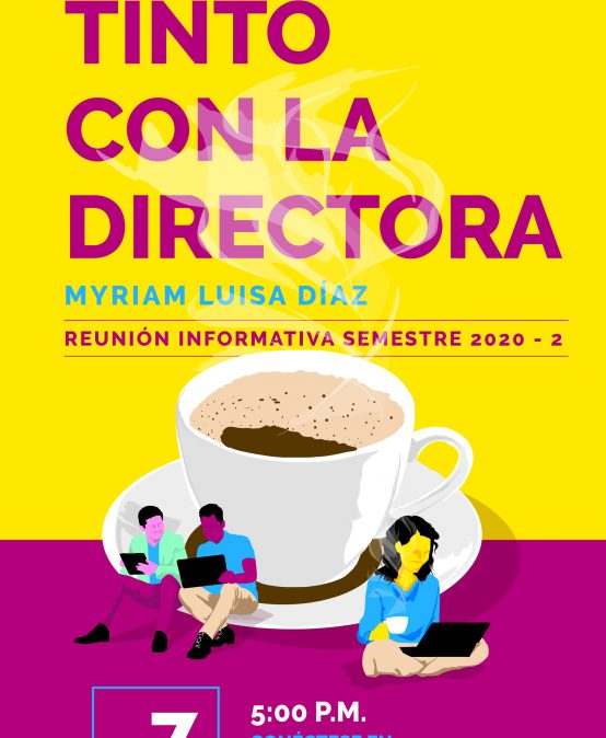 Tinto con la directora del Departamento de Arte
