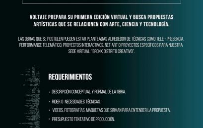 Convocatoria Voltaje, Salón de Arte y Tecnología | Séptima edición