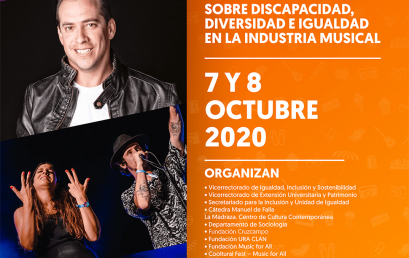 I Jornadas sobre Discapacidad, Diversidad e igualdad en la Industria Musical