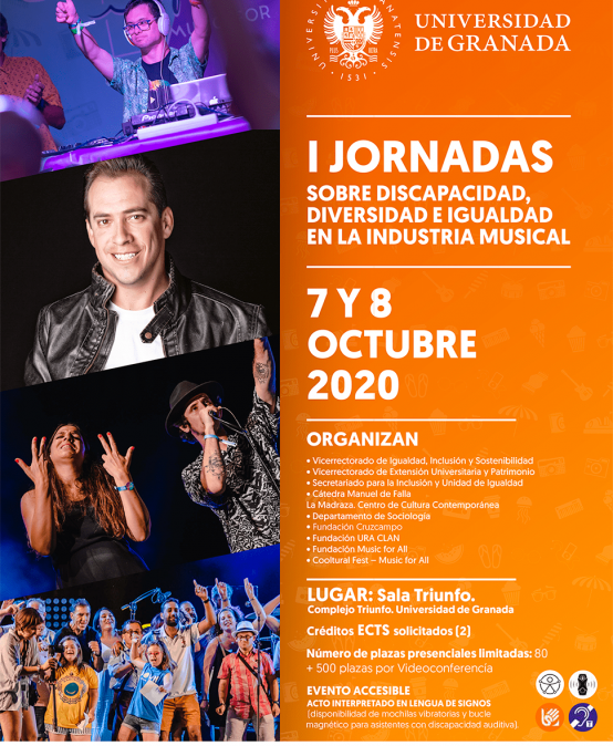 I Jornadas sobre Discapacidad, Diversidad e igualdad en la Industria Musical