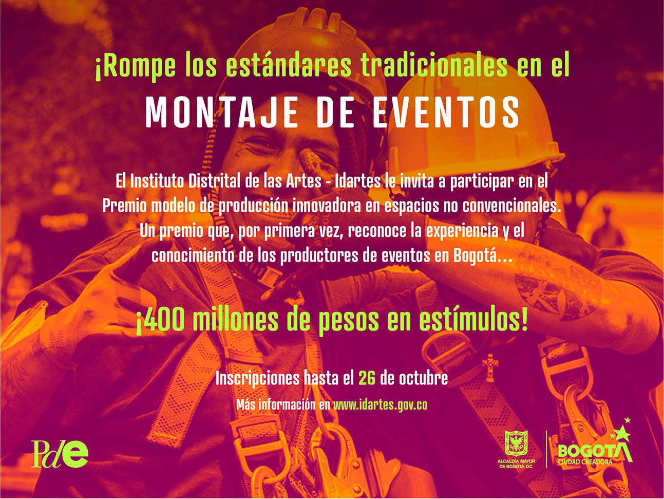 Convocatoria abierta hasta el próximo 26 de octubre.