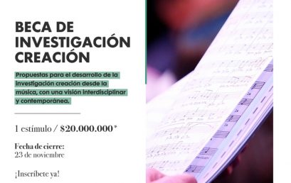Beca de investigación creación | OFB