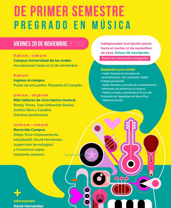 Encuentro de estudiantes de primer semestre del Pregrado en Música
