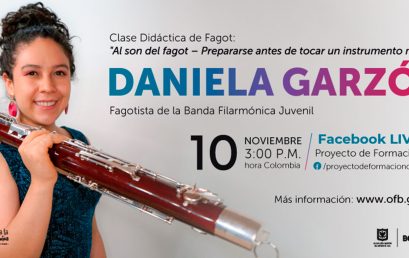 Clase didáctica de fagot a cargo de Daniela Garzón