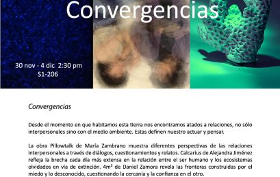 Exposición Convergencias: entrega final taller Instalación