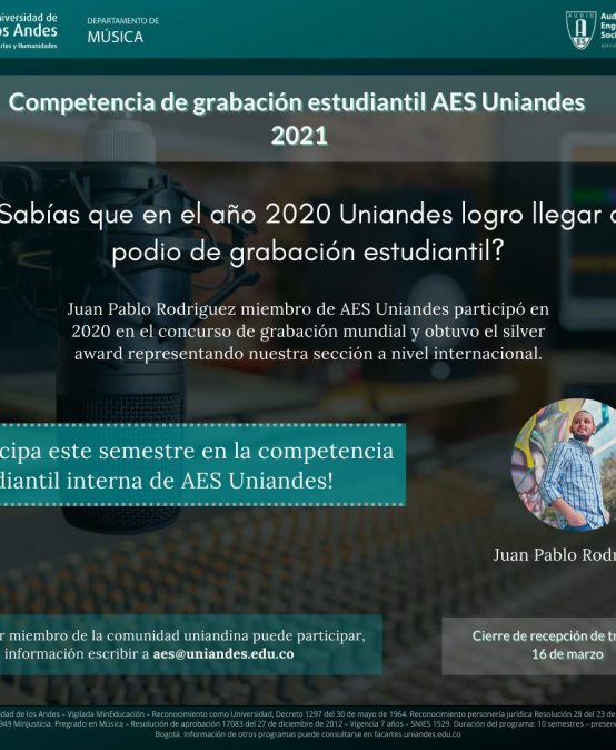 Charla informativa sobre la Competencia interna AES 2021 con Juan Pablo Rodríguez