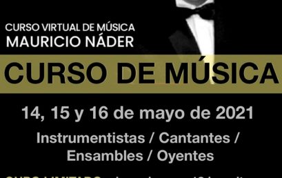 Curso en línea de piano dirigido por el maestro Mauricio Náder