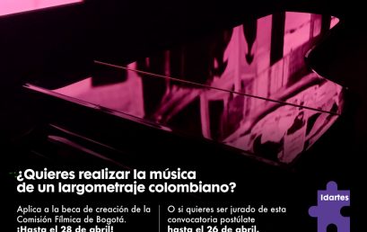 Beca de creación de música original para largometraje | Idartes
