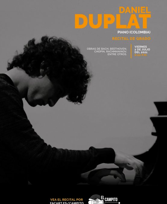Recital de grado: Daniel Duplat, piano