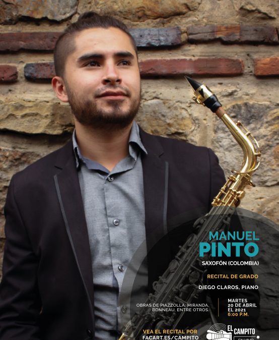 Recital de grado | Manuel Pinto, saxofón