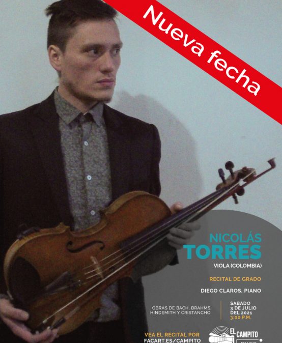 Recital de grado: Nicolás Torres, viola