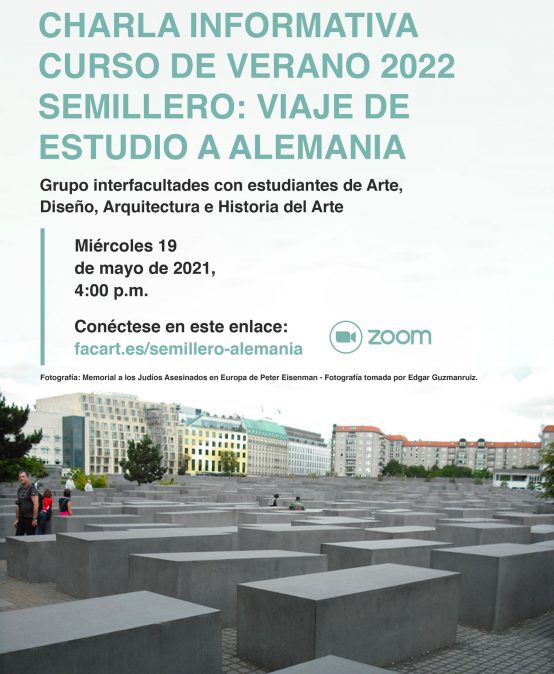 Charla informativa: Curso de verano 2022. Semillero viaje de estudio a Alemania