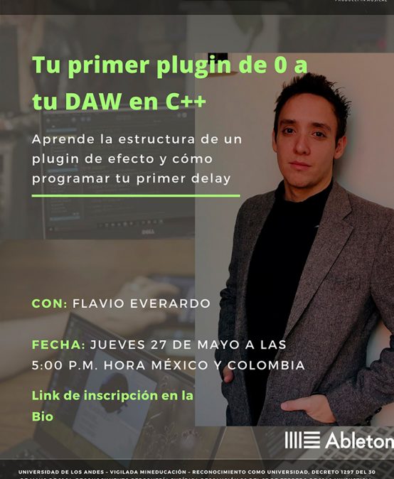 Tu primer plugin de 0 a tu DAW en C++, con Flavio Everardo | Charlas AES