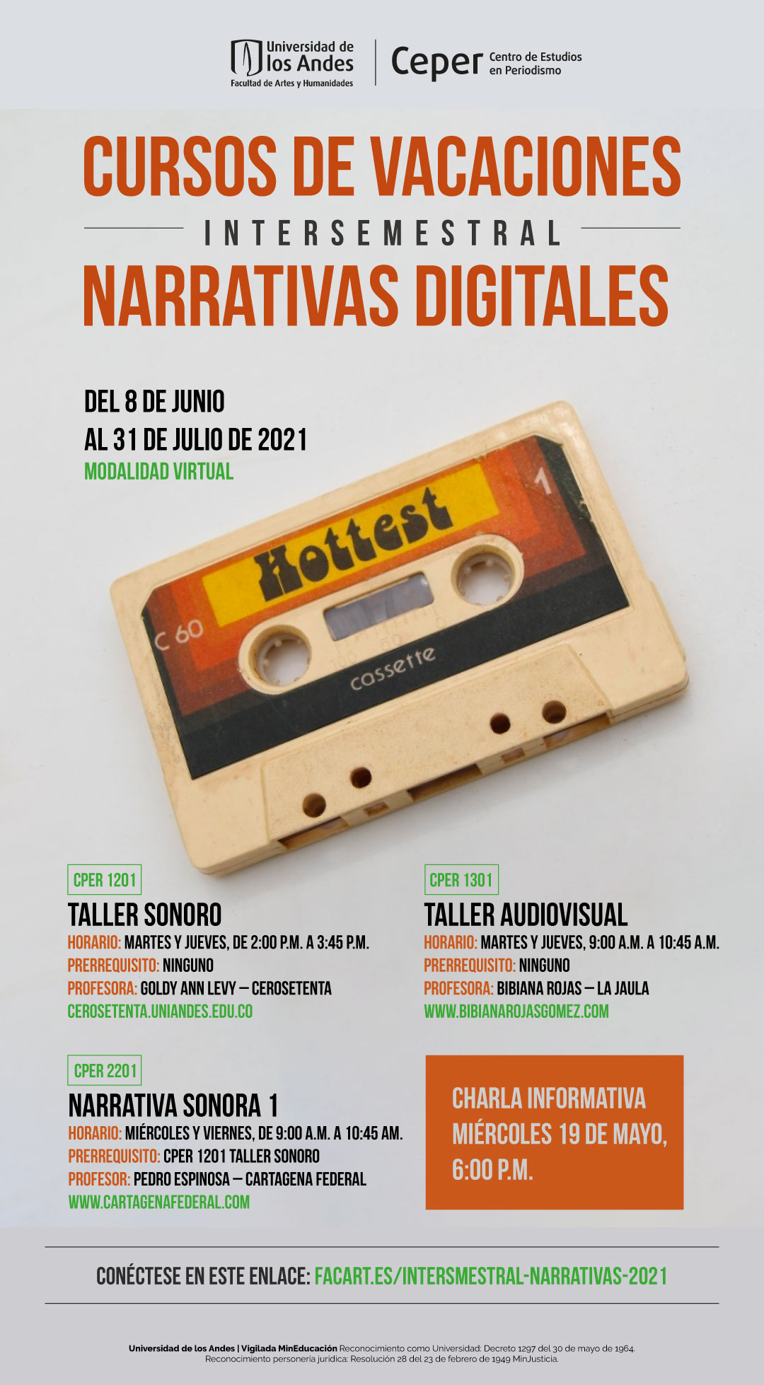 Cursos de vacaciones Narrativas digitales