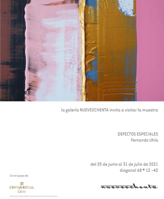 Exposición Defectos Especiales de Fernando Uhía en Nueveochenta