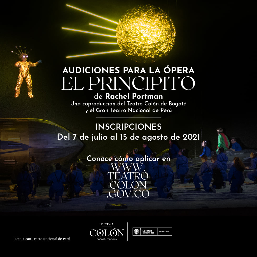 Audiciones hasta el 15 de agosto de 2021.