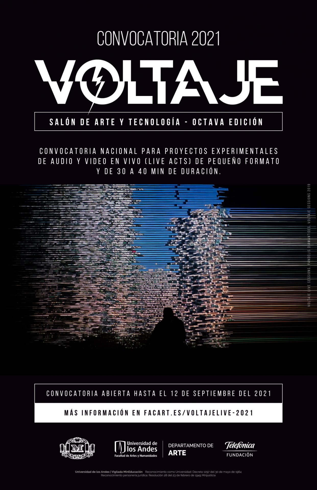 Convocatoria nacional para proyectos experimentales de audio y video en vivo, abierta hasta el 12 de septiembre de 2021