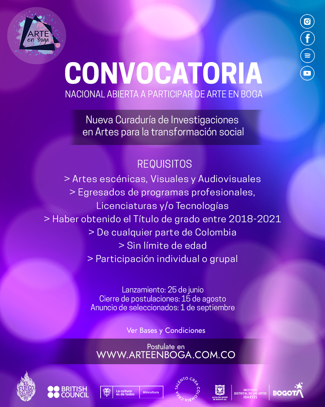 Convocatoria Arte en Boga