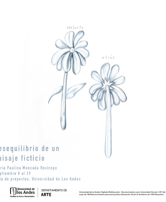 Exposición Desequilibrio de un paisaje ficticio | Sala de Proyectos | Uniandes